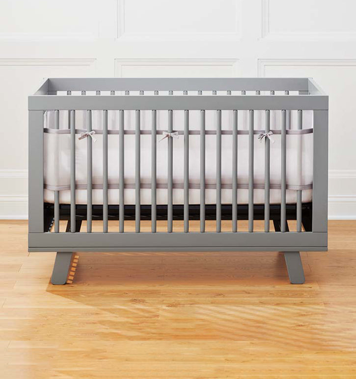 For FullSize FourSided Slatted Cribs BreathableBaby