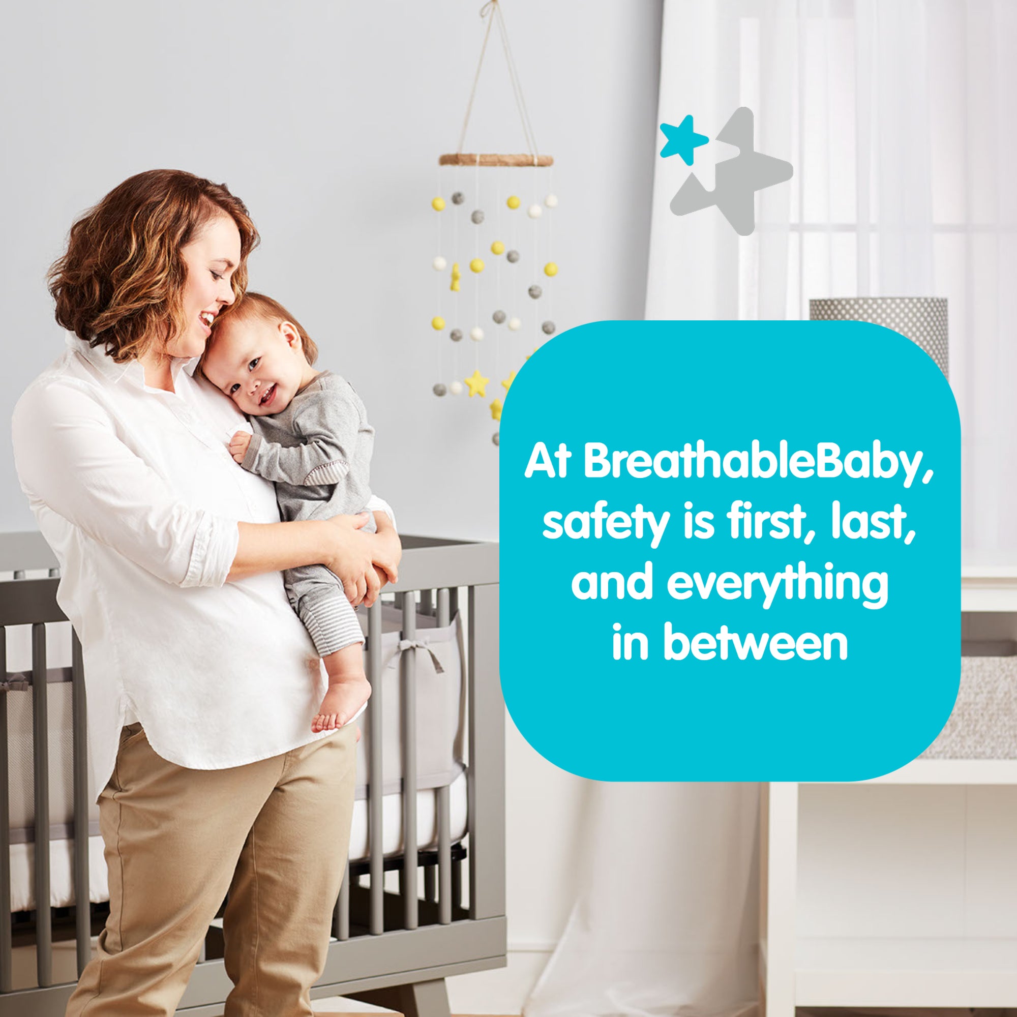 AirflowBaby® Breathable™ Mesh Liner for Full-Size Cribs, 11