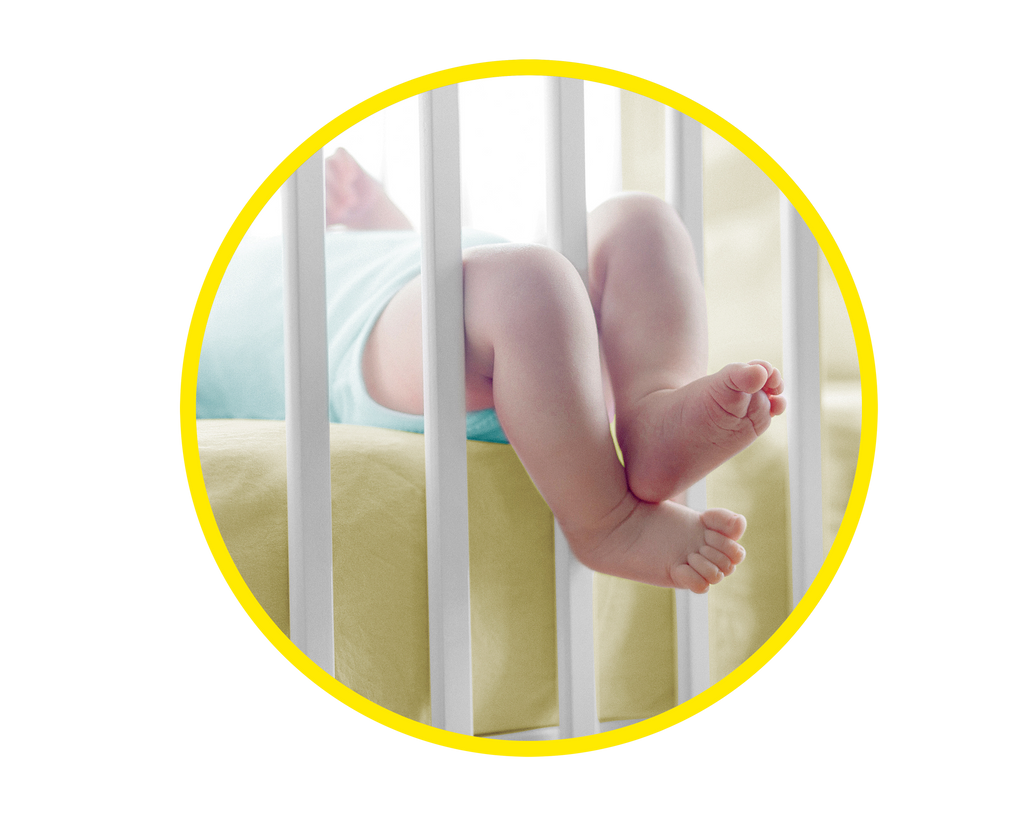 Safe crib top bumper alternative