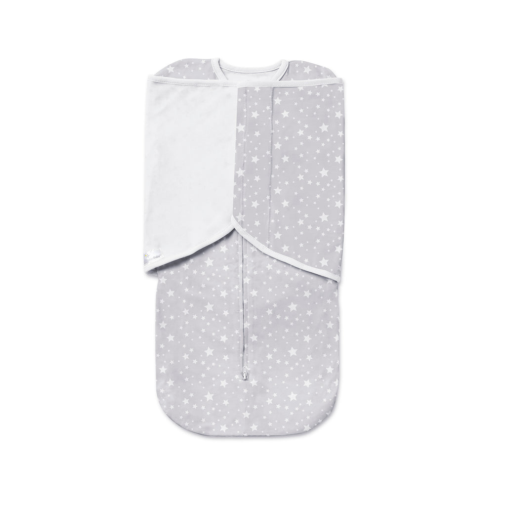 BreathableBaby Swaddle Trio in Starlight Gray (Front)