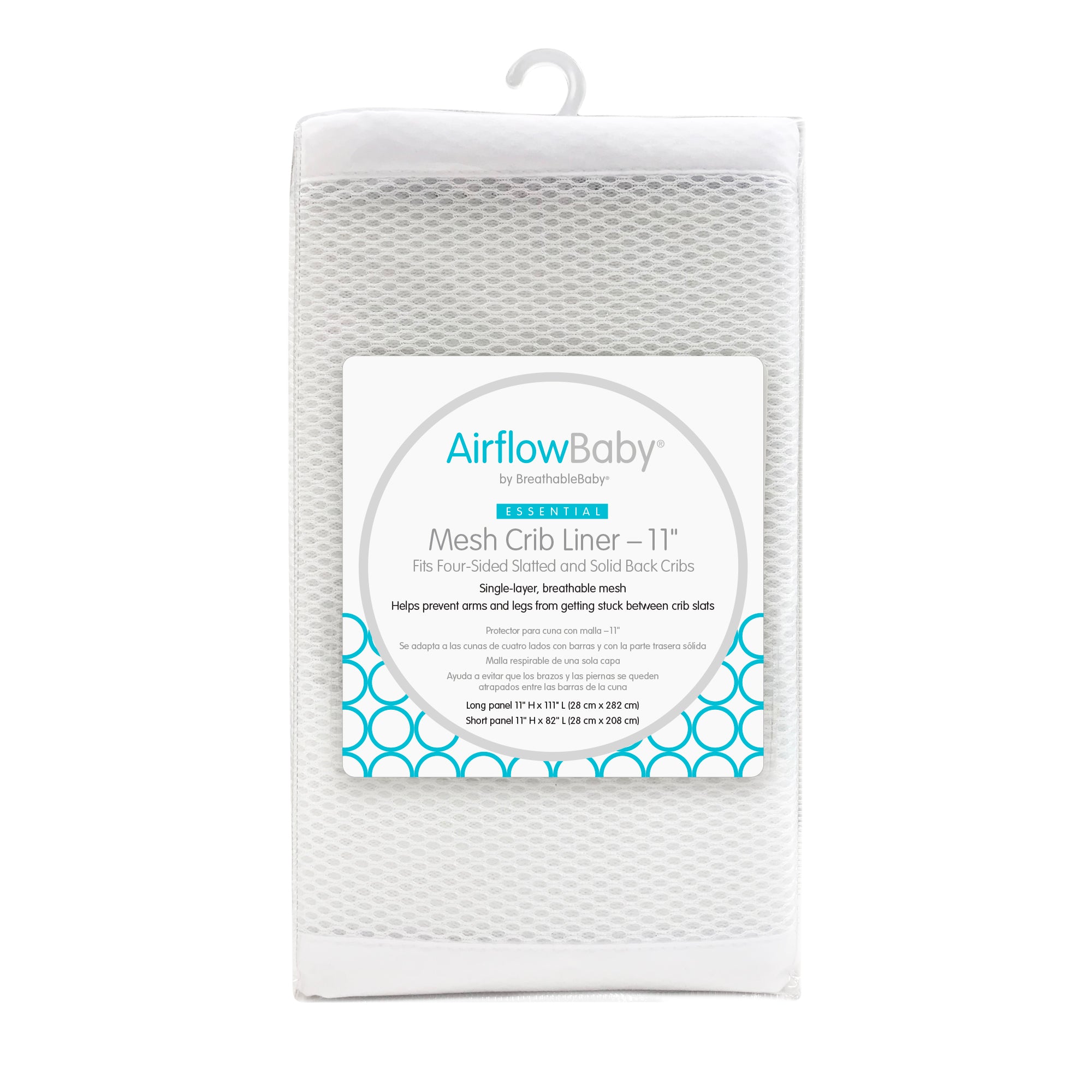 AirflowBaby® Breathable™ Mesh Liner for Full-Size Cribs, 11